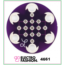 4661 Electro-Fashion Sewable protoboard small μικρή πλακέτα διάφορων εφαρμογών