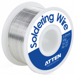 ATTEN TS-638050 καλάι 0.8mm 50gr κόλληση μολύβδου για ηλεκτρικό κολλητήρι αερίου χειροτεχνίες μοντελισμό