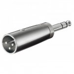Gilbord ADA31 adaptor XLR male σε 6.3mm TRS 3p αρσενικό stereo