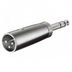 Gilbord ADA31 adaptor XLR male σε 6.3mm TRS 3p αρσενικό stereo
