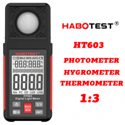 Habotest HT603 οικονομικό πολλαπλό φωτόμετρο ακριβείας