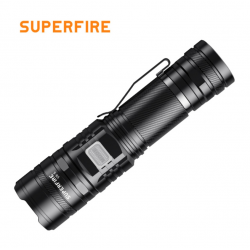 Superfire V8-S δυνατός επαναφορτιζόμενος φακός tactical χειρός