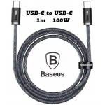 Baseus CALD000216 1m οικονομικό 100Watt καλώδιο γρήγορης φόρτισης μεταφοράς δεδομένων