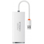 Baseus WKQX030002 4ports USB3.0 οικονομικό Hub λευκό
