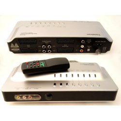 SB332 PROLINK επιλογέας 5 εισόδων Scart RGB με τηλεκοντρολ και έξοδο ήχου αναλογική και ψηφιακη από Digital Converter