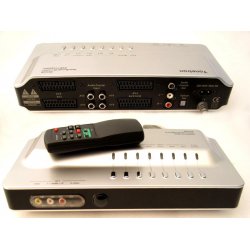 SB332 PROLINK επιλογέας 5 εισόδων Scart RGB με τηλεκοντρολ και έξοδο ήχου αναλογική και ψηφιακη από Digital Converter