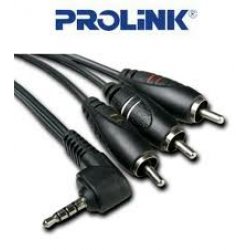 ΚΑΛΩΔΙΟ AUDIO - VIDEO  MINI JACK 3,5MM - 3XRCA (PL-233) 1,5M