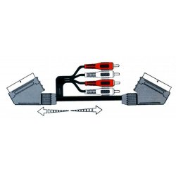 ΚΑΛΩΔΙΟ SCART ΣΕ 4X RCA ΑΡΣΕΝΙΚΑ PROLINK VL-7692 1,5M