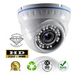DMD172 Diamond οικονομική AHD αντιβανδαλιστική dome ir κάμερα CMOS αισθητήρας 1.0mp 720p οροφής εσωτερικού χώρου με φακό 3,6mm ir-cut για προστασίας και ασφάλειας