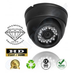 DMD183 Diamond οικονομική dome οροφής ir κάμερα εσωτερικού χώρου CMOS αισθητήρας 720p 960H IR-CUT