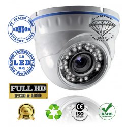 DMD-190 της Diamond Full HD IP επαγγελματική κάμερα εσωτερικού χώρου με IR LED 20 μέτρων 1/3 Sony CMOS Sensor 2.1 MP IP65 STARVIS 3.6 mm 3MP