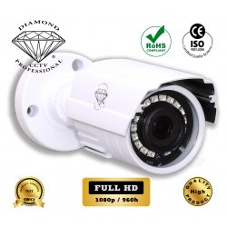 DMD204 Diamond high definition εξωτερική επαγγελματική διακριτική κάμερα ποιότητας HD 1080p εξωτερικού χώρου, οικονομική με υπέρυθρα ir νυχτερινής παρακολούθησης ασφάλειας και προστασίας
