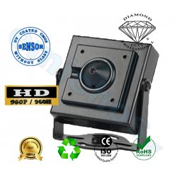DMD199 Diamond AHD spy κάμερα εσωτερικού χώρου 1/3 SONY 1.3mp CMOS  960p 960h αισθητήρας φακό 3.6mm 2mp με ir-cut 3DNR Sense up προστασίας και ασφάλειας