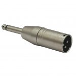 Proficon ADA14 adaptor XLR αρσενικό σε 6.3mm TRS αρσενικό καρφί