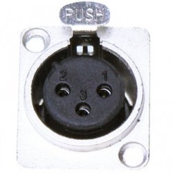 Proficon XLR FEMALE 3P SOCKET1 θηλυκή υποδοχή σασί
