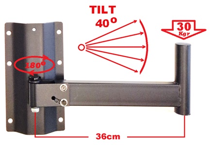 gilbord speaker stand2 wall mount περιγραφή