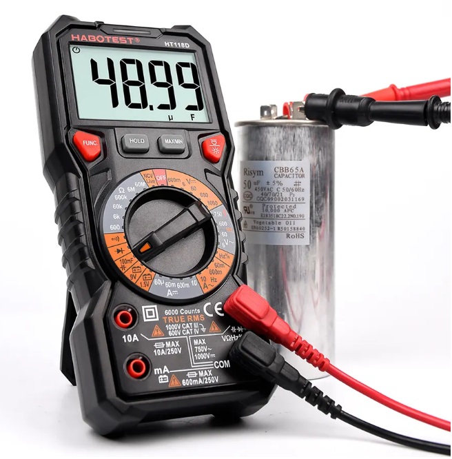habotest ht118d capacitance measurment