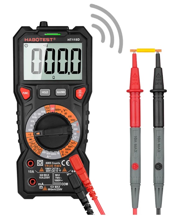 habotest ht118d continuity measurement