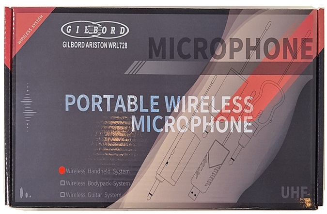 ariston wrl728 dual wireless microphone συσκευασία